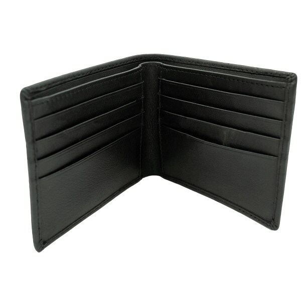 U-State Bi-Fold Leather Wallet Black